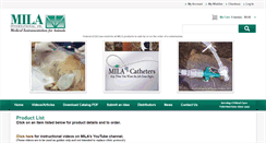 Desktop Screenshot of milainternational.com